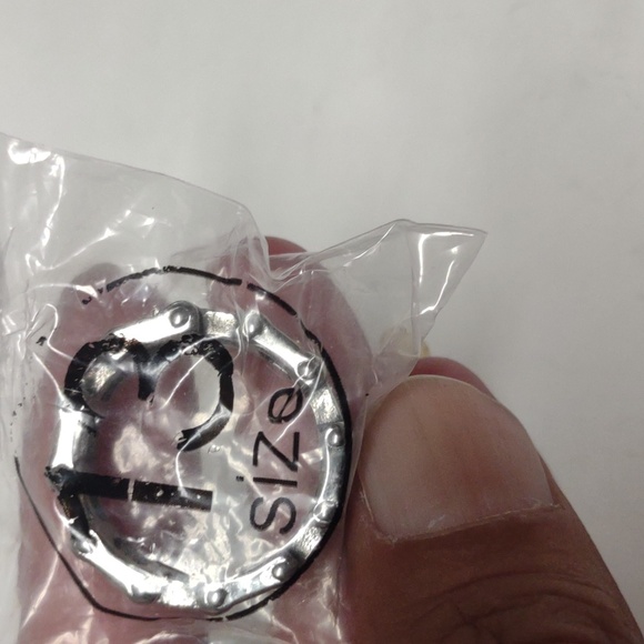 Bicycle chain men's ring size 13 silver tone - Picture 2 of 2